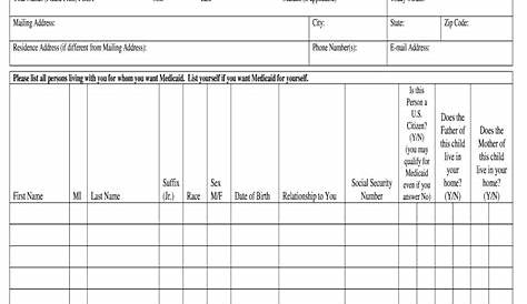 Georgia Medicaid Eligibility Income Chart 2010-2024 Form - Fill Out and