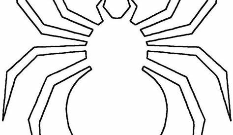 Spider Shape Template - 55+ Crafts & Colouring Pages | Free & Premium