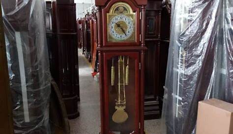 Wood Manual Grandfather Clock, G.p.clocks And Watches And Accessories
