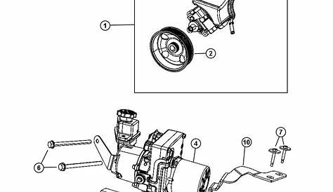 68059524AK - Chrysler Pump. Power steering. Nonsrt, esdezh | Factory