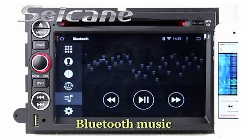 In dash car radio bluetooth for 2006-2009 Ford Fusion with BT HD 1024*