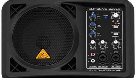 behringer eurolive b312d specifications