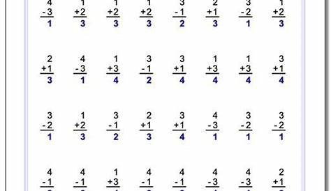 Printable Math Worksheets With Answer Key - Worksheets Master