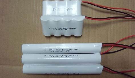 Emergency Lighting Nicd Battery Packs SC 1500mAh 4.8V High Temperature