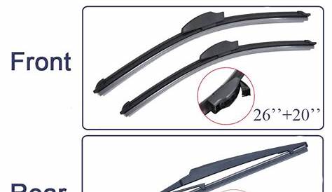 Group Silicone Rubber Front And Rear Wiper Blades For Toyota Prado,2009