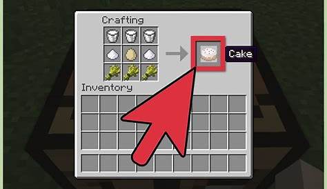 how do you craft a cake in minecraft