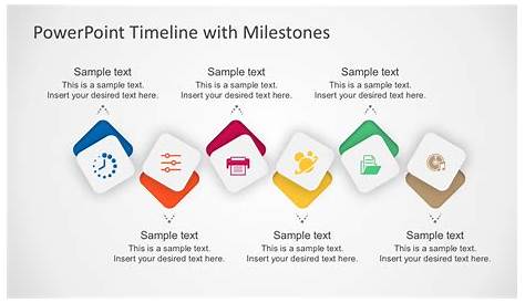 Free Milestone Shapes and Timeline PowerPoint
