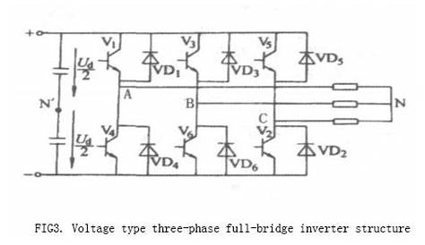 3 phase bridge inverter circuit diagram