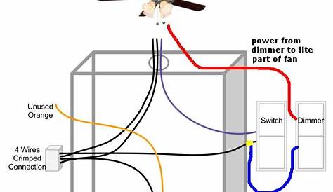 hunter ceiling fan switch wiring diagram