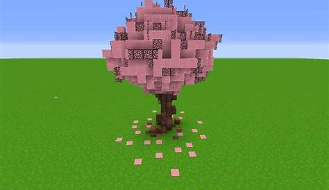 🍒🌸Cherry Blossom Tree Tutorial!🌸🍒 | Minecraft Amino