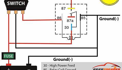 12 volt relay wiring schematic