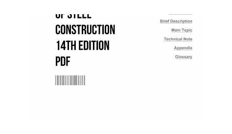 Aisc manual of steel construction 14th edition pdf by te690 - Issuu