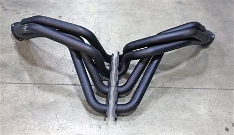 Garage Sale - Big Block Chevy Fenderwell Headers for 1955-57 Chevy, Black