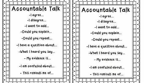 A is for Accountable Talk (ABCs of 2nd grade | Accountable talk