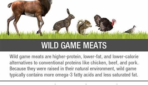 wild game protein chart