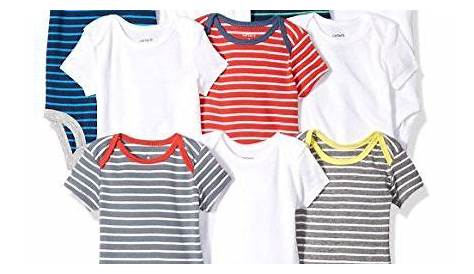 Carter's Baby Boys' 10-Pack Short-Sleeve Bodysuits (With images