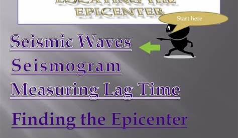 PPT - Locating the Epicenter PowerPoint Presentation - ID:2019284