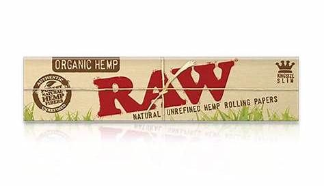 raw papers size chart