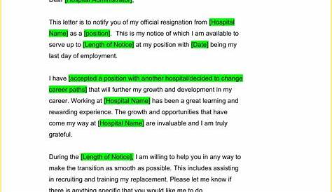 6+ Free Sample Resignation Letter Template - SampleTemplatess