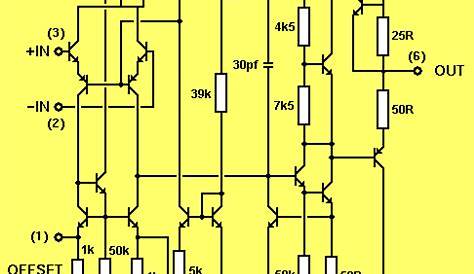 ic 741 circuit diagram