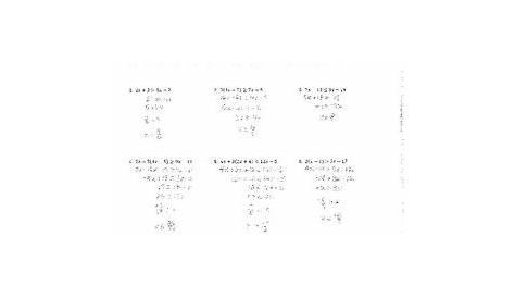 Solving Multi Step Inequalities Joke Worksheet with Answer Key | TpT