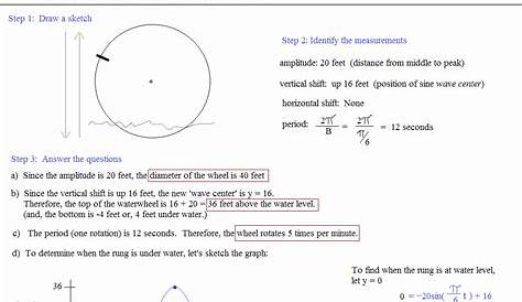 geometry trig word problems worksheets