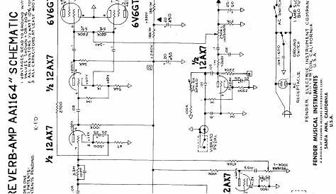 fender princeton recording amp schematic