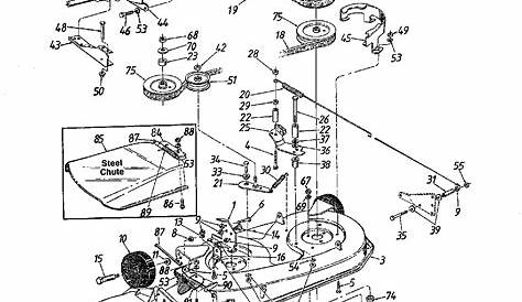11HP 32" RIDING MOWER Diagram & Parts List for Model 33900a Mtd-Parts