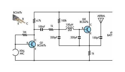 2km radio transmitter circuit diagram