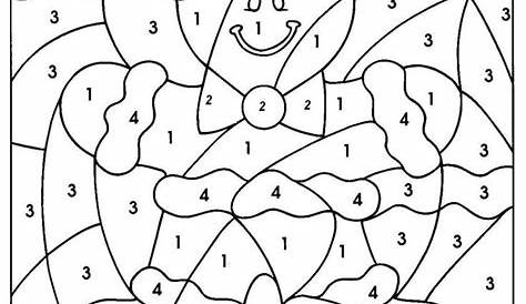 Christmas Color By Numbers - Best Coloring Pages For Kids | Christmas