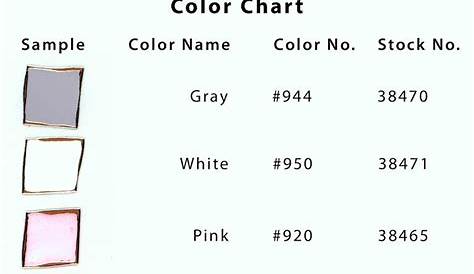 sakura dip powder color chart