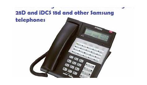 How To Change The Date and Time in Samsung OfficeServ iDCS 28D, 18D and