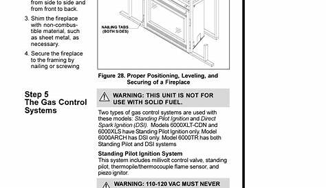 Step 5 the gas control systems | Heat & Glo Fireplace Heat-N-Glo