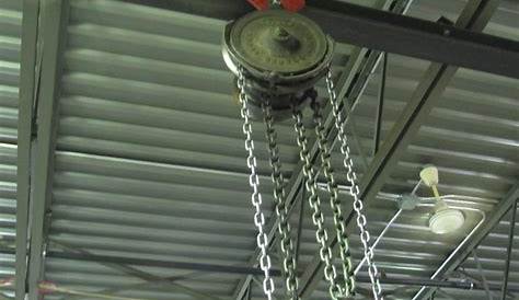 Machines Used | Yale 1-Ton Manual Chain Hoist with Trolly