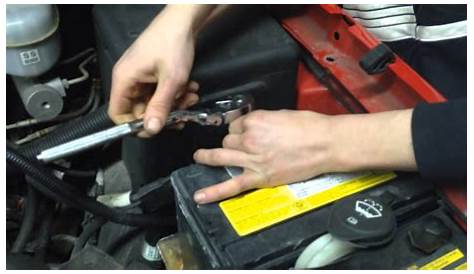 how to take out a battery on a 03 chevy silverado - YouTube