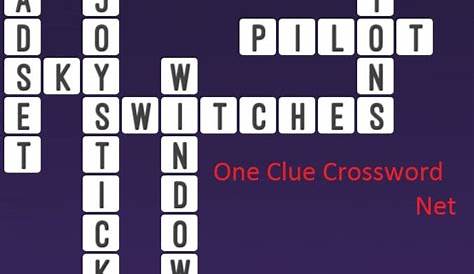 Pilot - One Clue Crossword