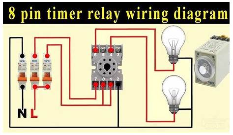 8 pin timer relay wiring diagram - electrical and electronics