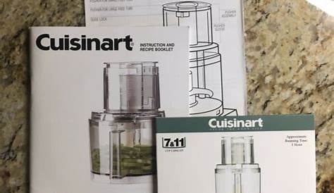 cuisinart food processor repair manual