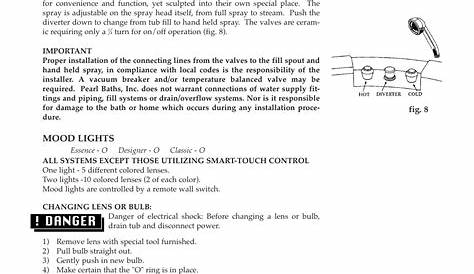 Whirlpool Maax Pearl Hot Tub User Manual | Page 6 / 16