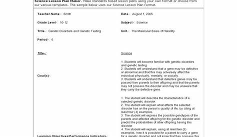 genetic disorder reading worksheet