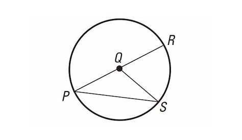 identify parts of a circle worksheet