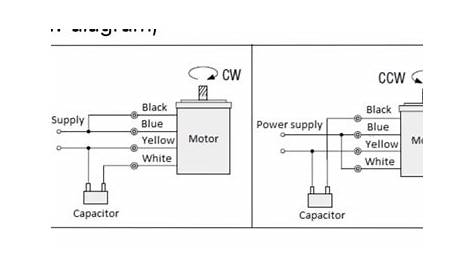 general electric motor capacitor wiring
