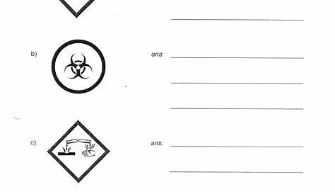 Printables. Science Safety Symbols Worksheet. Messygracebook Thousands