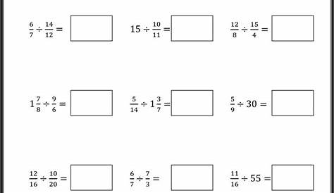 Dividing Fractions Worksheets | What's New | Pinterest | Dividing fractions