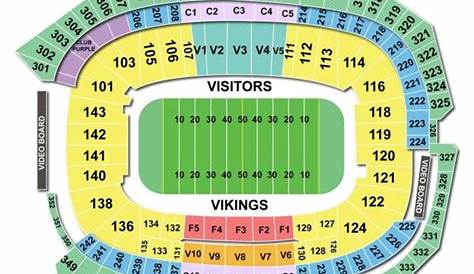 Us Bank Stadium Seating Chart New Vikings Stadium Guide Tickpick