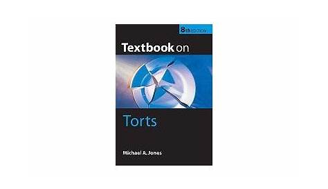 Textbook on Torts (8th Edition) - Tort / Personal Injury - Law