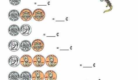 identifying coins worksheet 2nd grade