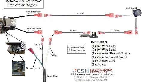 fireplace blower wiring diagram