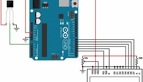 Arduino and LM35 temperature sensor interfacing - Simple Circuit