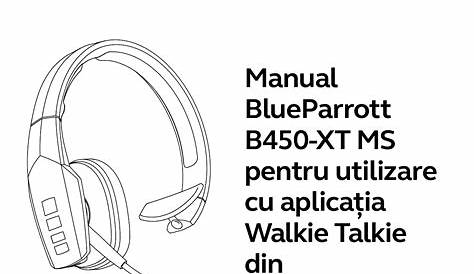 BlueParrott B450-XT BPB-45020 Manual de utilizare | Manualzz